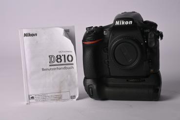 Nikon D810 Body inkl. Handgriff - Gebrauchtartikel -